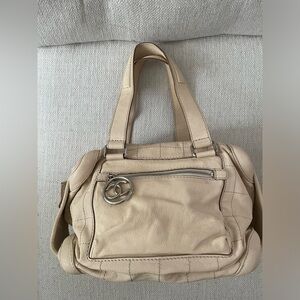 Chanel Bowlers Leather Handbag